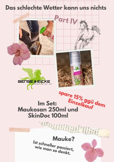 Maukosan 250ml + SkinDoc 100 ml